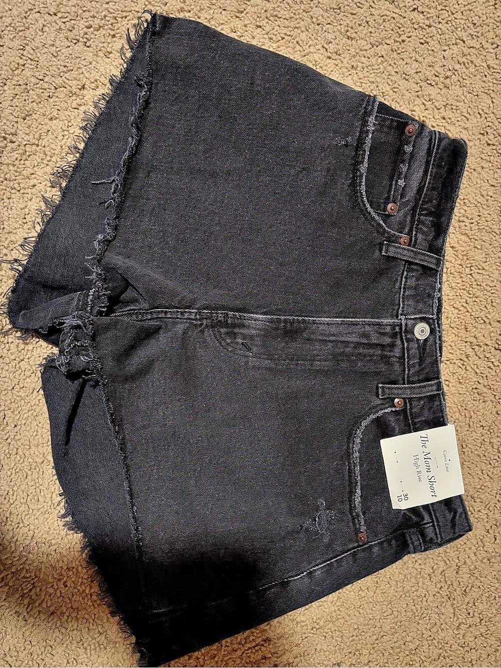 Abercrombie & Fitch curve love The Mom Short High Rise High Rise